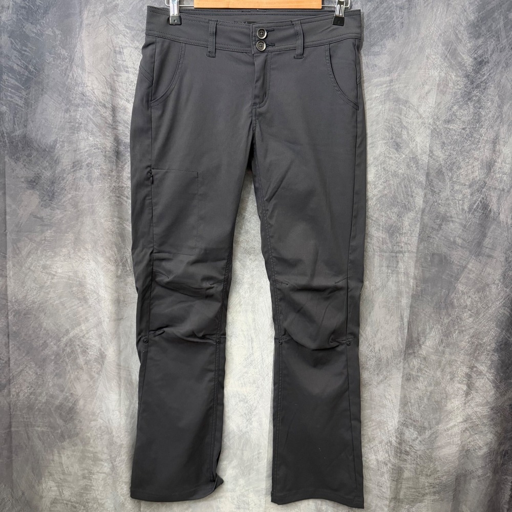 prAna Halle Gray Zion Pants Womens 2 Regular Hiking Gorpcore